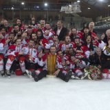 Le HC Viège, sacré champion de LNB le 8 avril 2014 à Langnau.